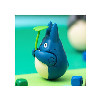 Mijn buur totoro rond bodem beeldje midden totoro met blad 6 cm