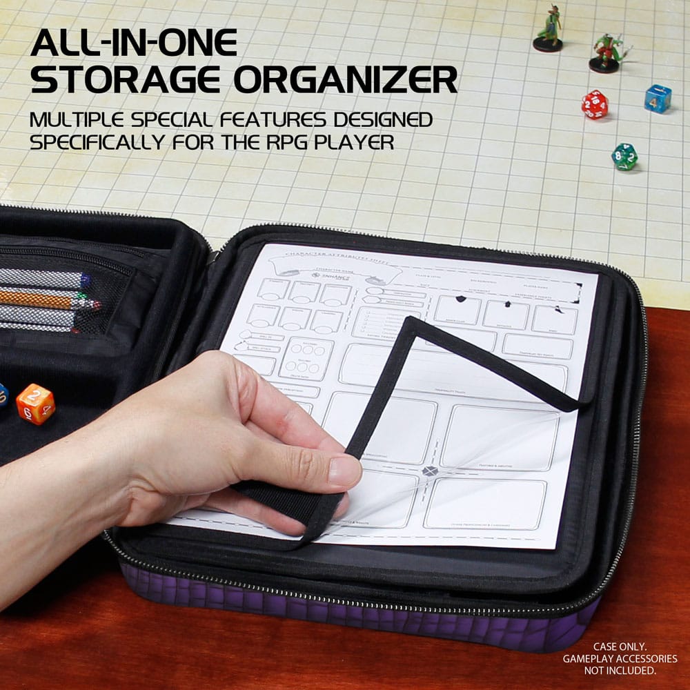 Forbedre RPG Series Collector's Edition Organizer Case Purple