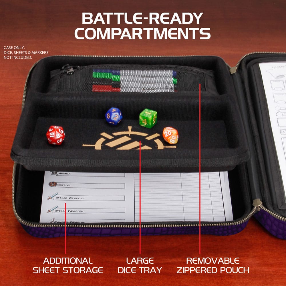 Forbedre RPG Series Collector's Edition Organizer Case Purple