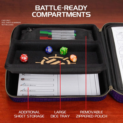 Forbedre RPG Series Collector's Edition Organizer Case Purple