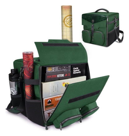 Enhance Sac à bandoulière pour jeu de société Édition Collector Vert