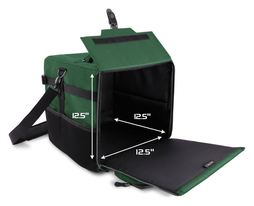 Enhance Sac à bandoulière pour jeu de société Édition Collector Vert