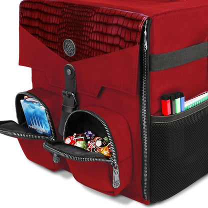 Enhance Sac à bandoulière pour jeu de société Édition Collector Rouge