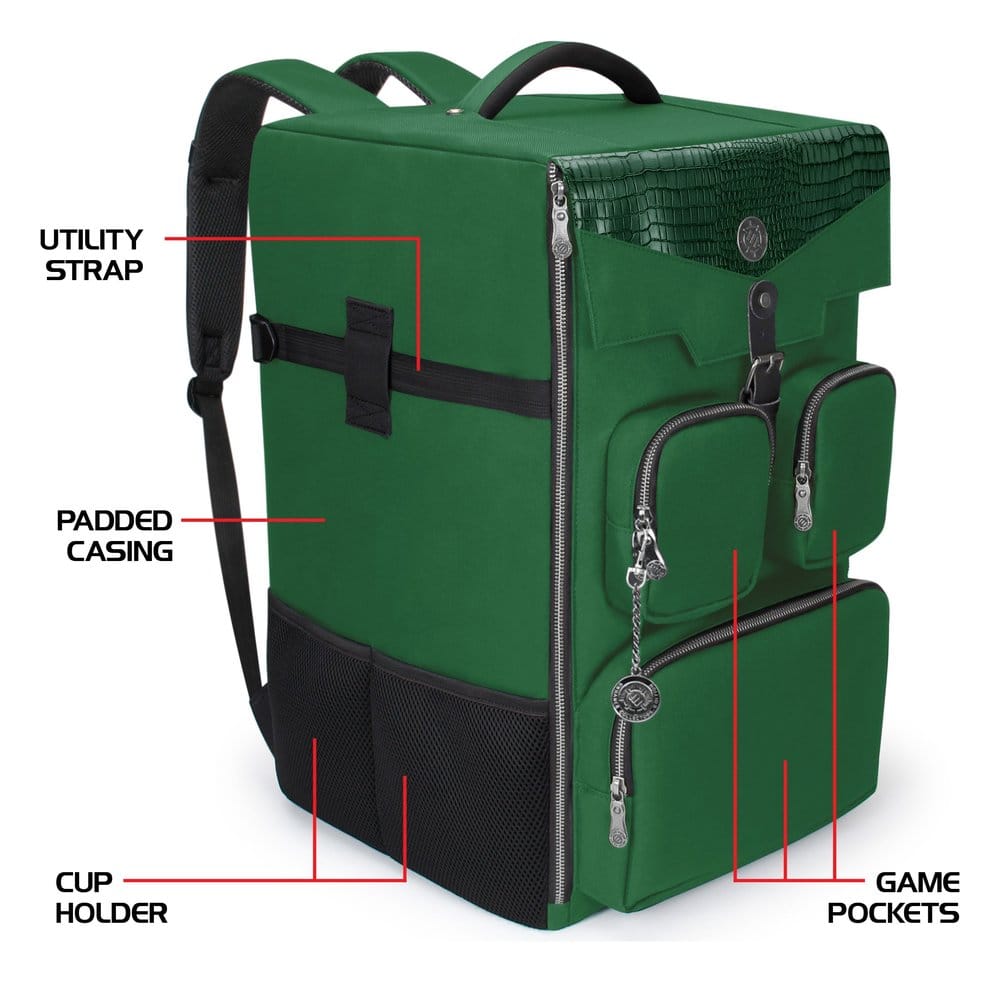 Enhance Brettspiel-Rucksack, Sammleredition, Grün