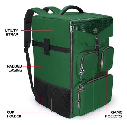 Enhance Brettspiel-Rucksack, Sammleredition, Grün