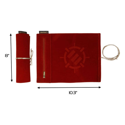 Poboljšajte kotrljanje tableta na vrećici za pomicanje s kockicama crvenom