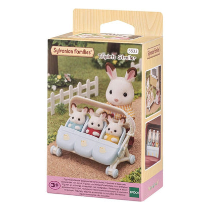 Sylvanian Families: Triplet-Kinderwagen