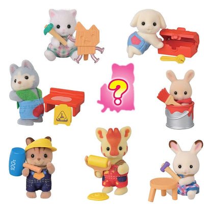 Sylvanian Families : Chantier bébé amis Surprise Bag figurine 5 cm Présentoir (16)
