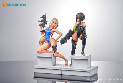 Arms Note Statue 1/7 Swim Team Bucho-chan and Kohai-chan 22 cm