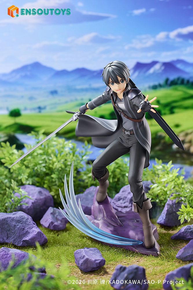 Sword Art Online-beeld 1/7 Progressieve Scherzo van Diepe Nacht Kirito &amp; Asuna-set