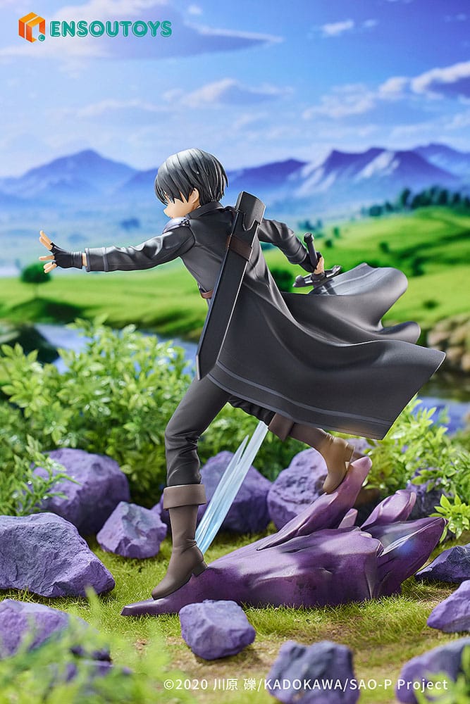 Sword Art Online-beeld 1/7 Progressieve Scherzo van Diepe Nacht Kirito &amp; Asuna-set