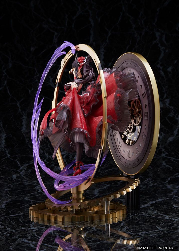 Date une statue de PVC de balle 1/7 Kurumi Tokisaki: Robe Ruby Blood Ruby Ver. 33 cm