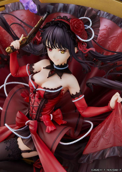 Date une statue de PVC de balle 1/7 Kurumi Tokisaki: Robe Ruby Blood Ruby Ver. 33 cm