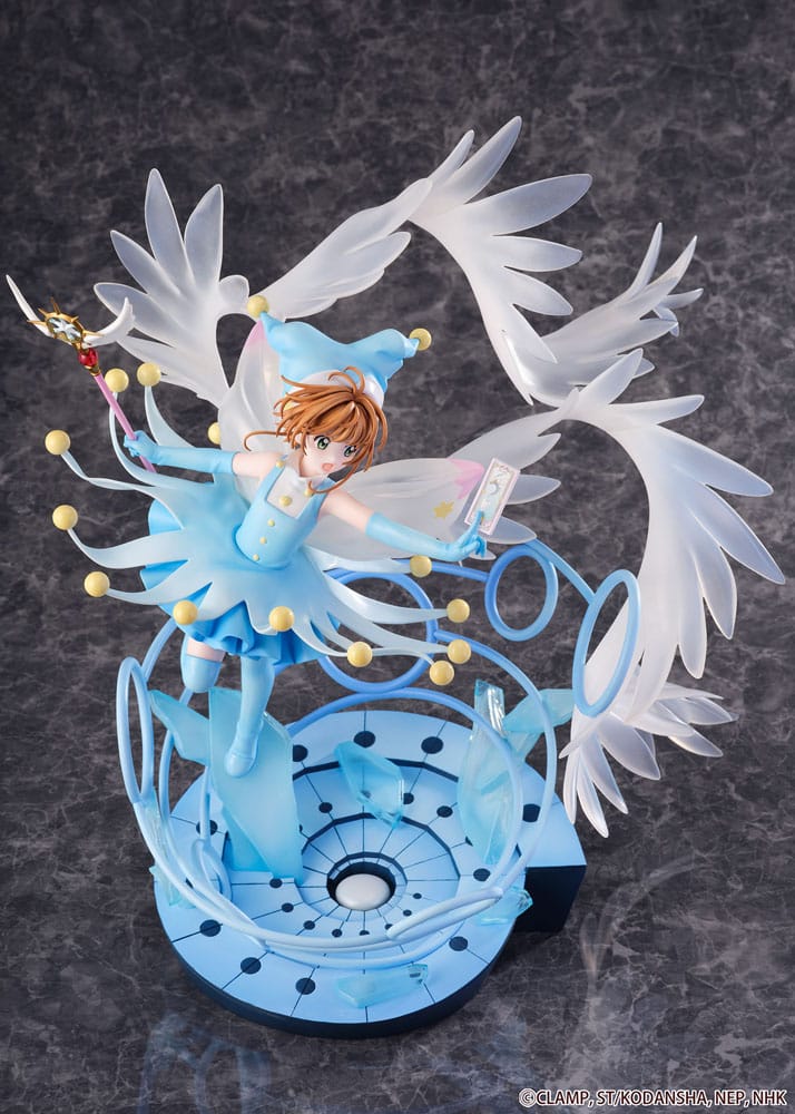 Cardcaptor Sakura PVC Heykeli 1/7 Sakura Kinomoto Savaş Kostümü Su Ver. 36 cm