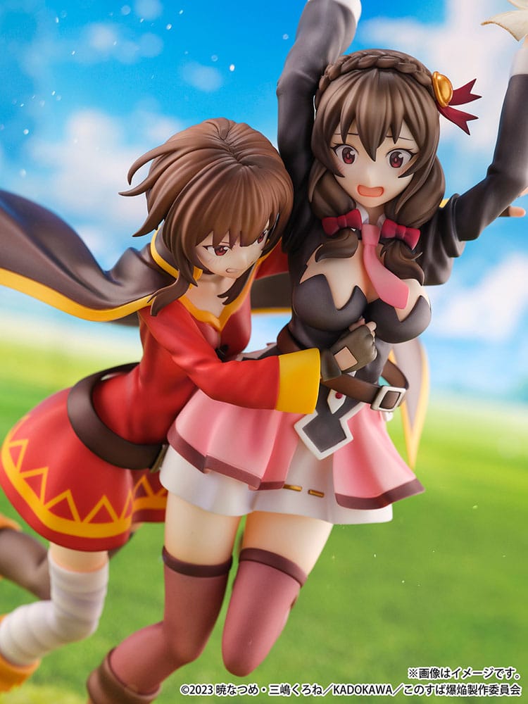 Konosuba: God's Blessing on This Wonderful World! SHIBUYA SCRAMBLE FIGURE PVC Statue 1/6 Megumin & Yunyun Futari wa Otomodachi Ver. 26 cm