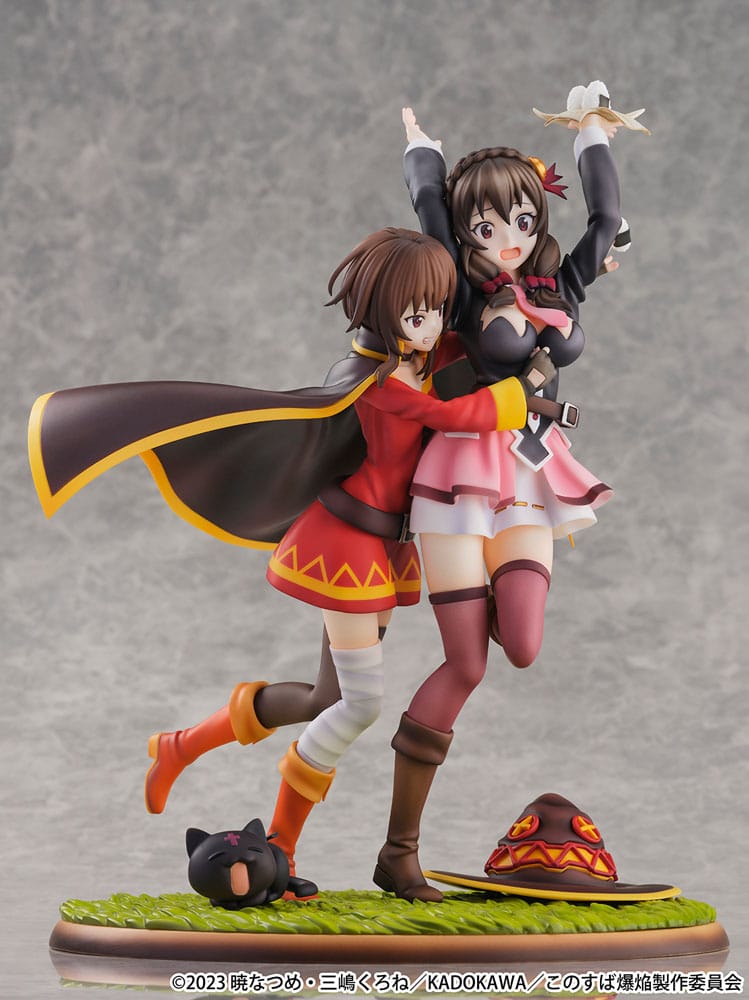 Konosuba: God's Blessing on This Wonderful World! SHIBUYA SCRAMBLE FIGURE PVC Statue 1/6 Megumin & Yunyun Futari wa Otomodachi Ver. 26 cm