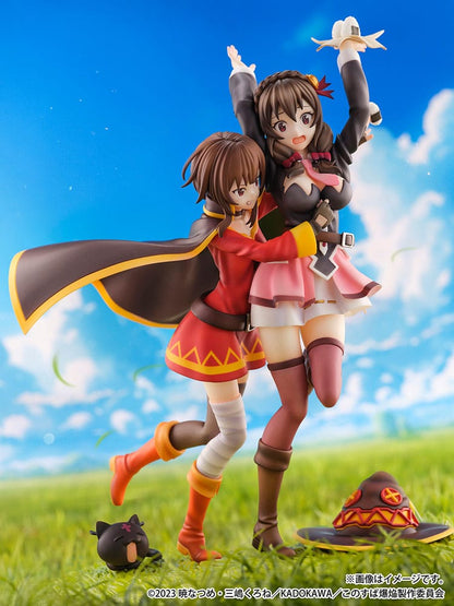 Konosuba: God's Blessing on This Wonderful World! SHIBUYA SCRAMBLE FIGURE PVC Statue 1/6 Megumin & Yunyun Futari wa Otomodachi Ver. 26 cm