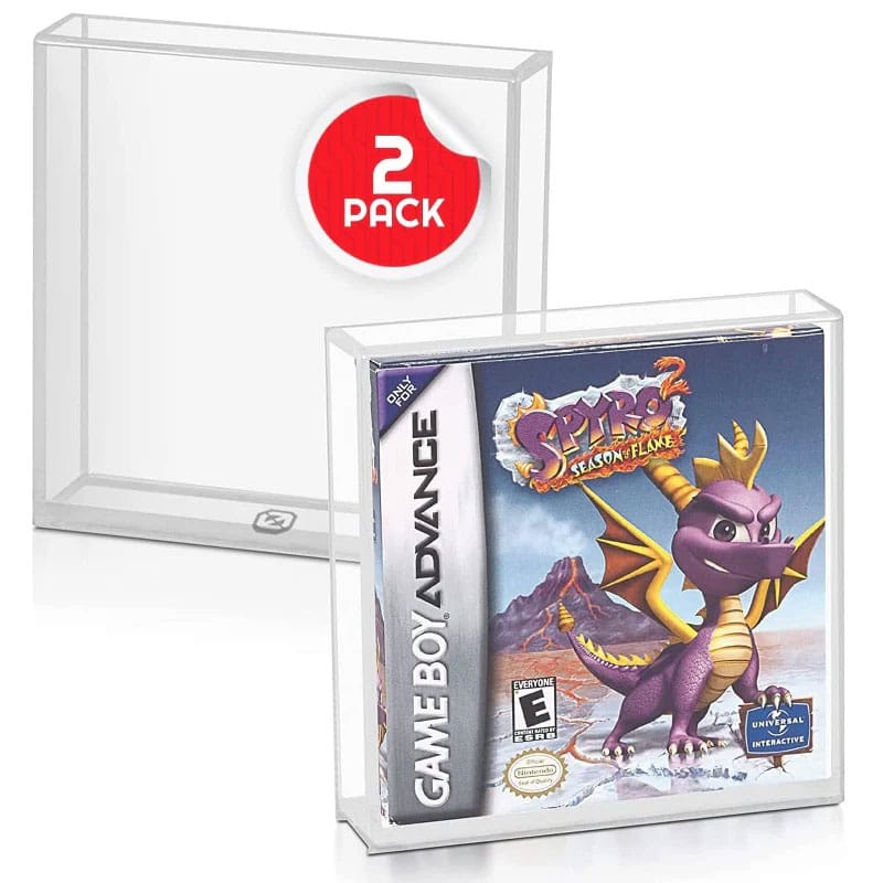 Acryl-case 2-pack voor Gameboy/Gameboy Advance Games