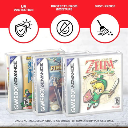 Acryl-case 2-pack voor Gameboy/Gameboy Advance Games