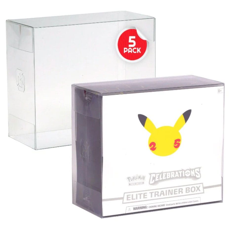 PET-Protektoren 5er-Pack für Booster-Boxen/Elite-Trainer-Boxen Ver. 2