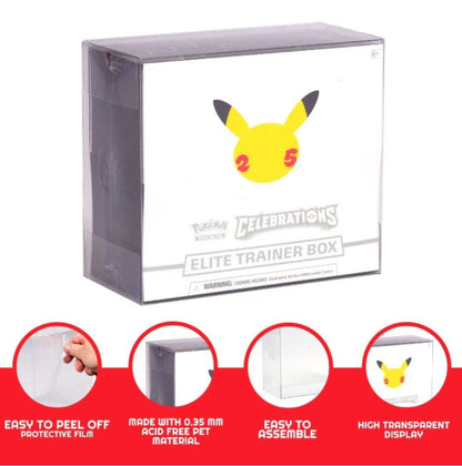 PET-Protektoren 5er-Pack für Booster-Boxen/Elite-Trainer-Boxen Ver. 2
