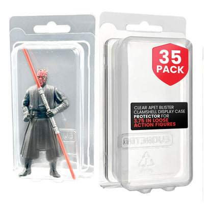 Paket od 35 PET štitnika na preklop za akcijske figure XL
