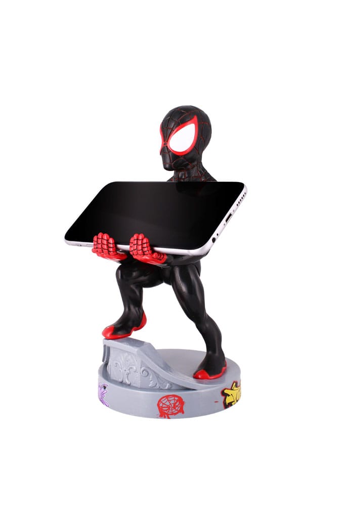 Spider-Man Cable Guys Caricano Stand Miles Morales 20 cm