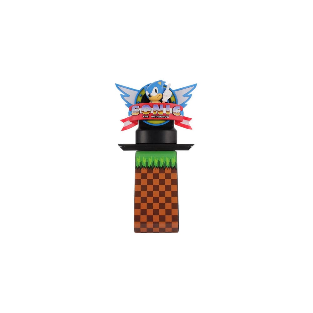 Sonic the Hedgehog cable chicos Ikons Light-Up Charging Stand Logotipo de 20 cm