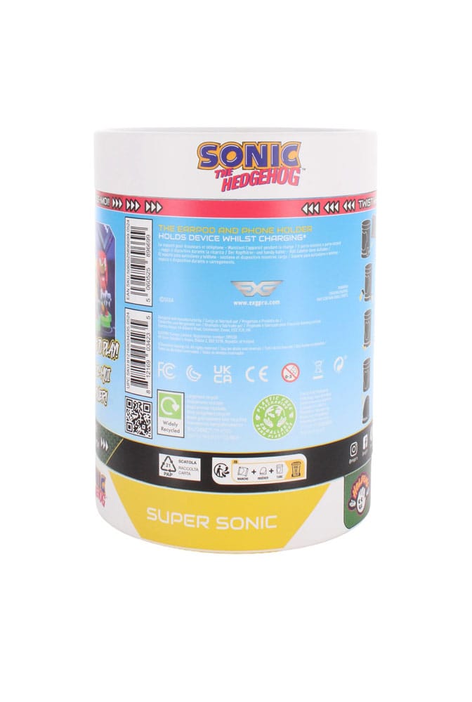 Sonic the Hedgehog Holdems Mini Holder Super Sonic 10 cm