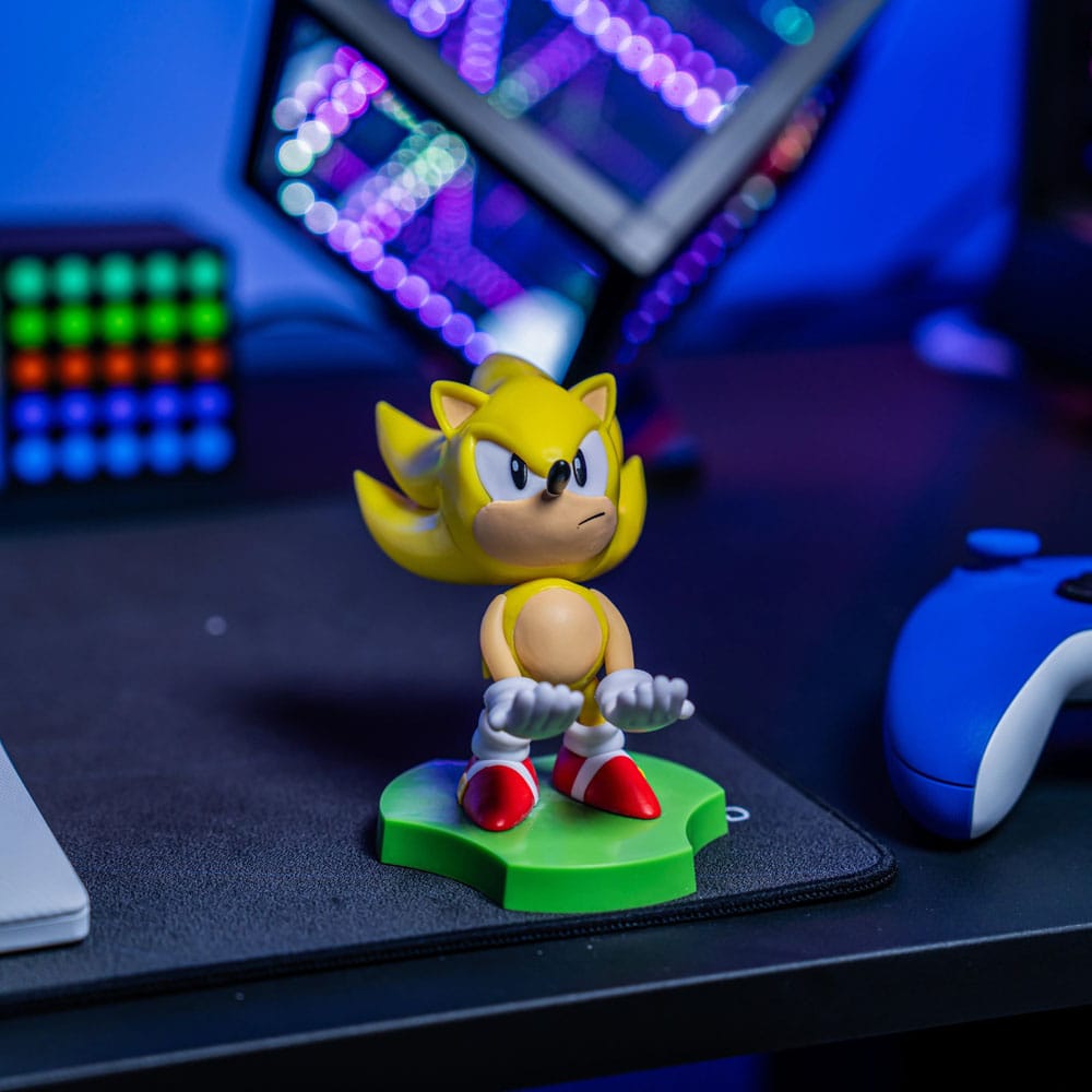 Sonic the Hedgehog Holdems Mini Holder Super Sonic 10 cm