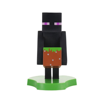 Minecraft Enderman Holdems kabel fyre mini enhedsholder og telefonstativ 12 cm