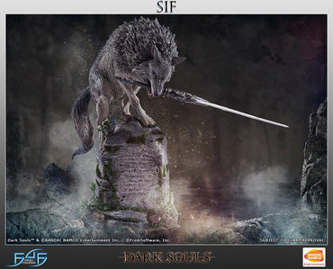 Dark Souls Statue Le grand loup gris SIF 64 cm