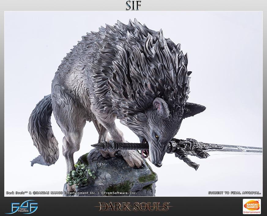 Dark Souls Statue den store grå ulv sif 64 cm