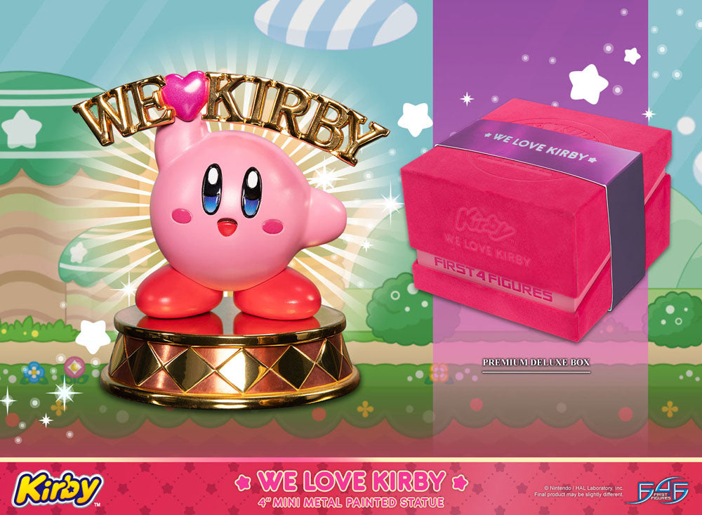 Kirby DieCast Statue We Love Kirby 10 cm