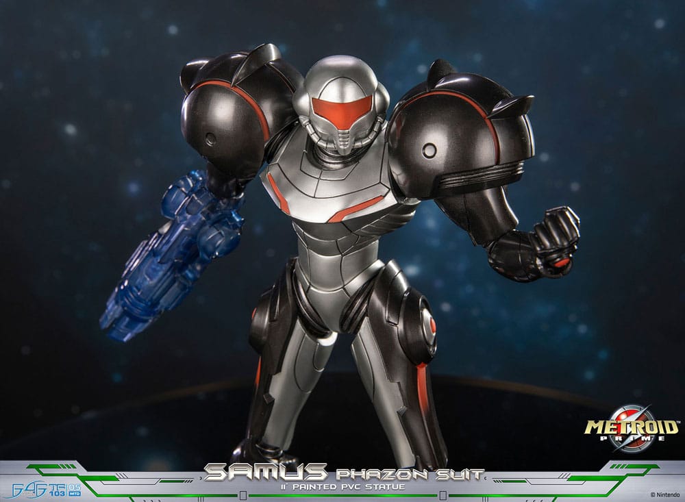 Metroid Prime PVC Heykeli Samus Phazon Suit Standart Baskı 28 cm
