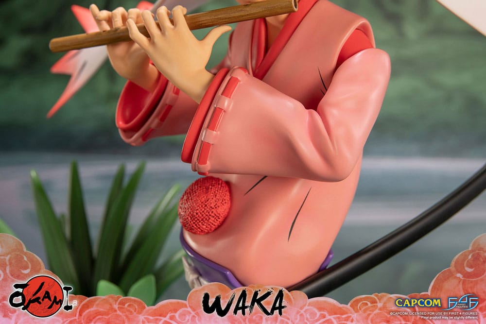 Estatua de okami waka 42 cm