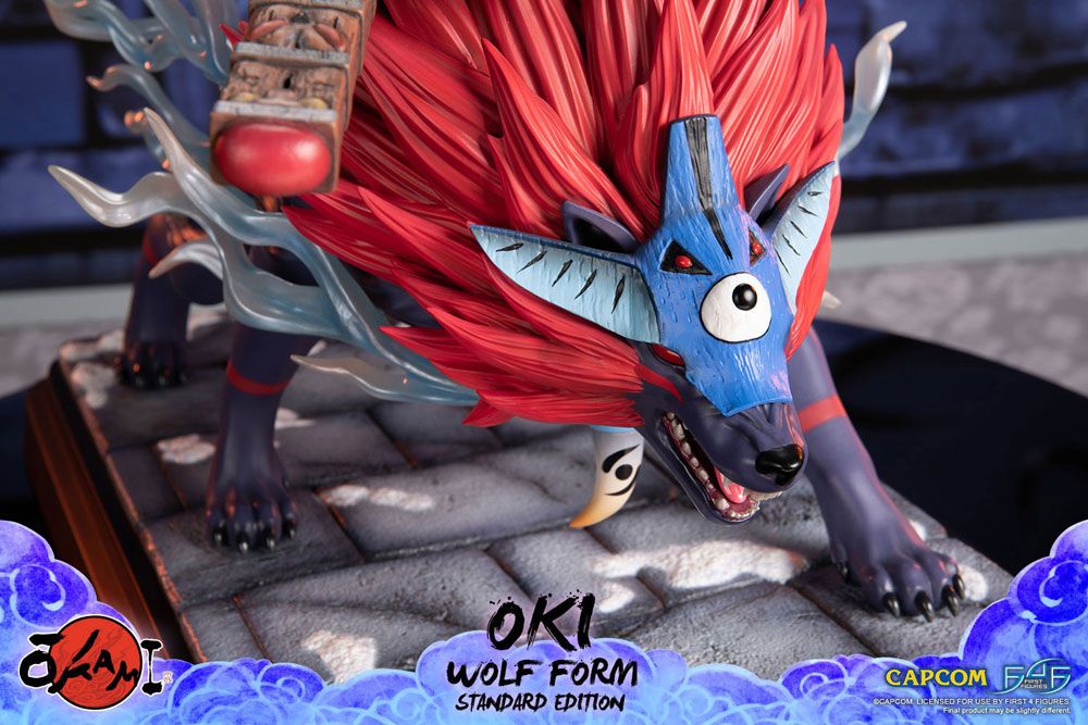 Okami kip Oki (oblik vuka) 35 cm