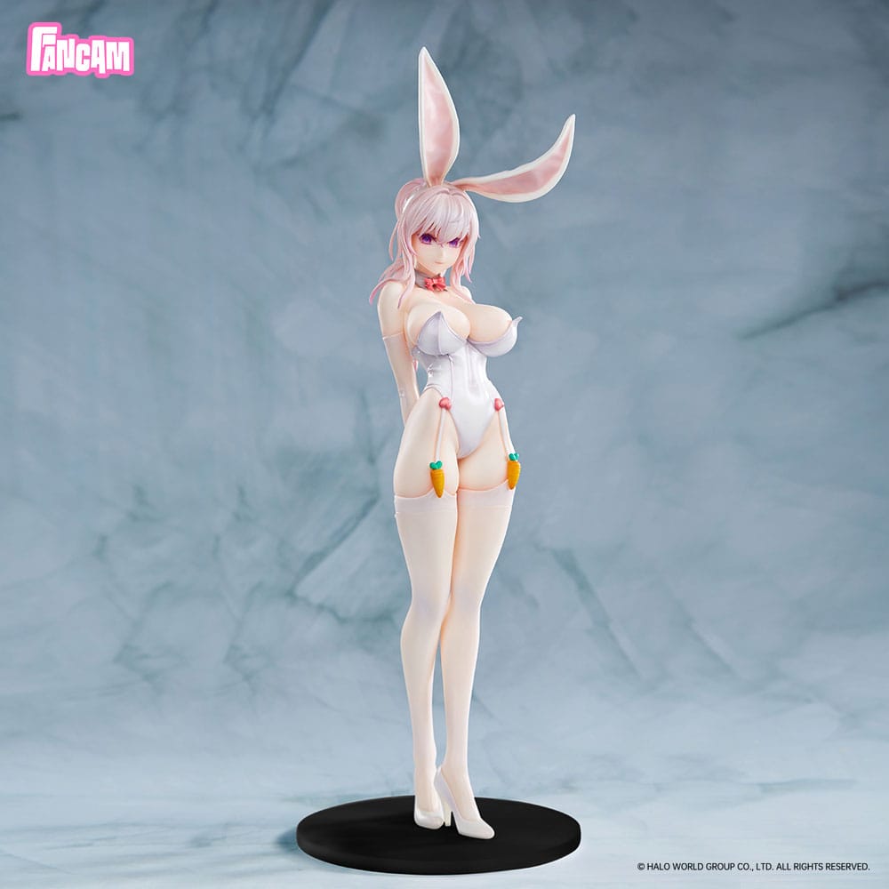 Original karaktär PVC -staty 1/6 Bunny Girls White 34 cm