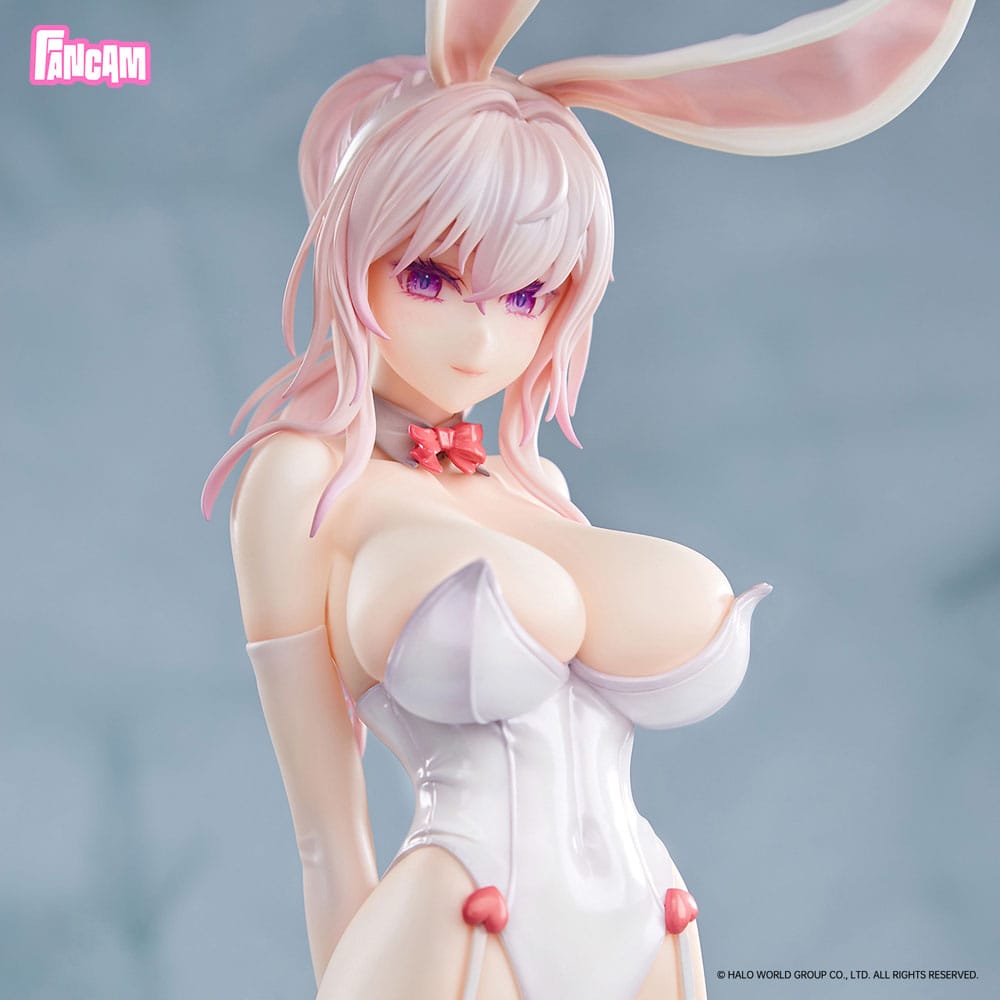 Original karaktär PVC -staty 1/6 Bunny Girls White 34 cm