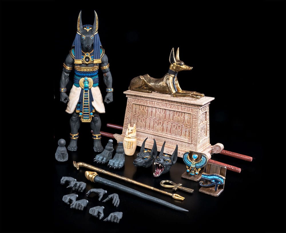 Figura Obscura Actionfigur Anubis Noir & Bleu