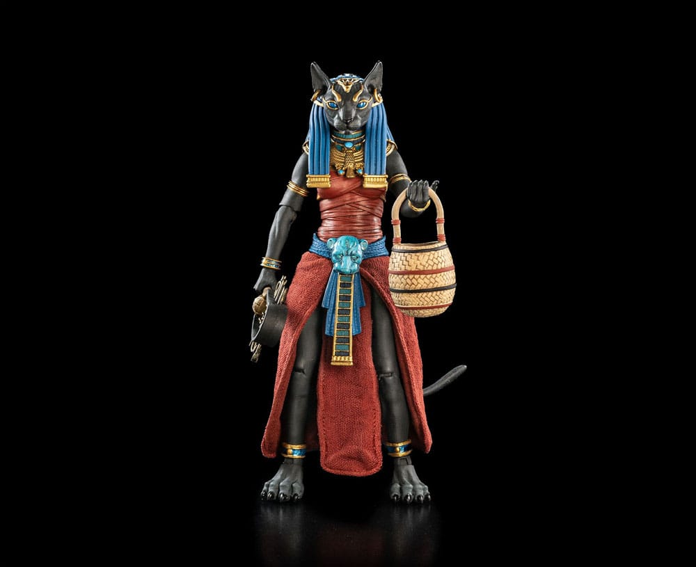 Figura Obscura Actiefiguur Bastet Zwart & Rood