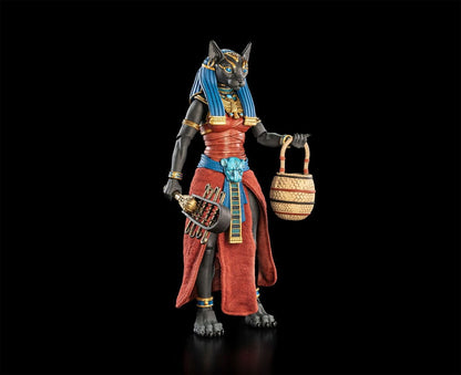 Figura Obscura Actionfigur Bastet Nero e Rosso