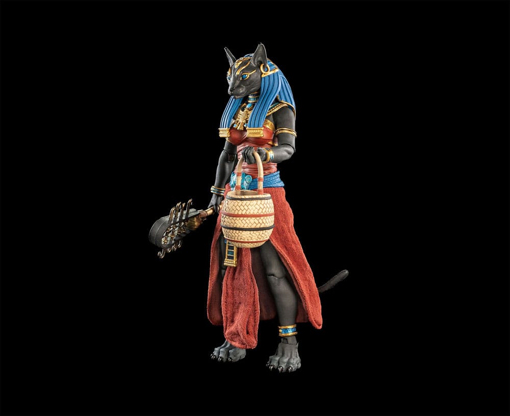 Figura Obscura Actionfigur Bastet Nero e Rosso