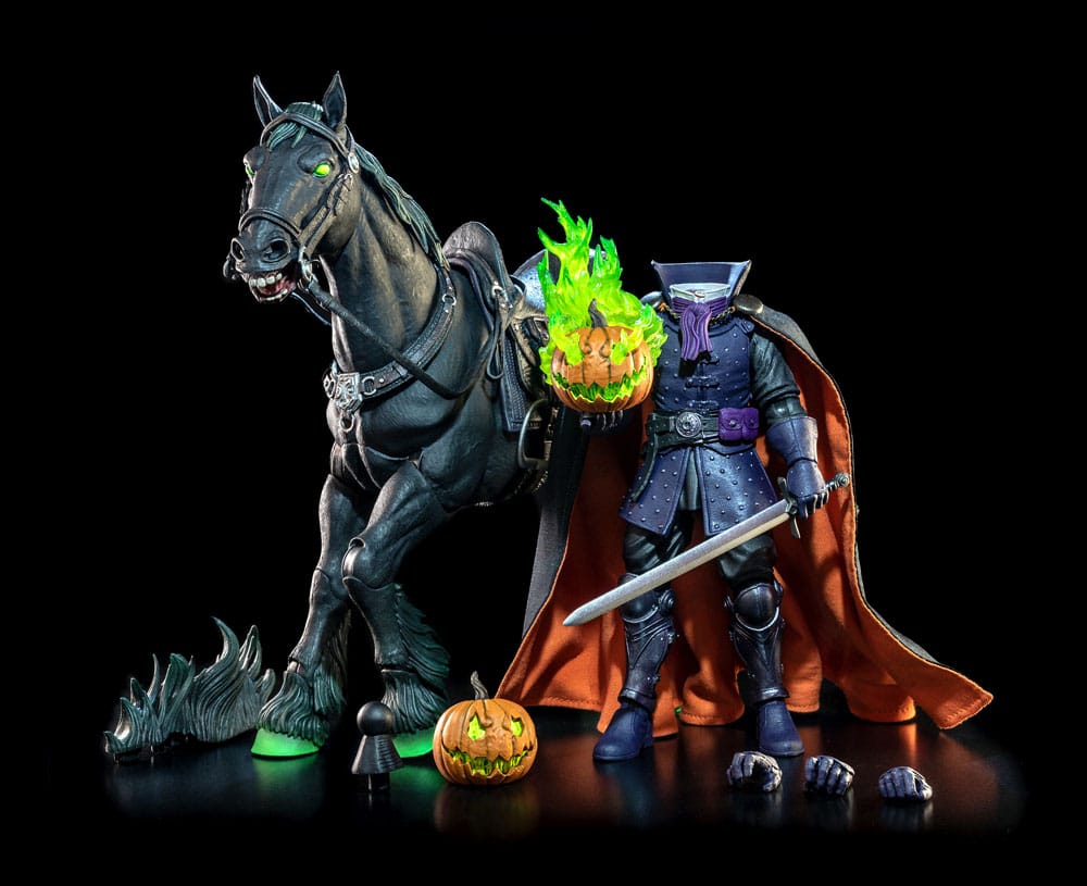 Figura Obscura Actionfigur Helleless Horseman Green Spectral