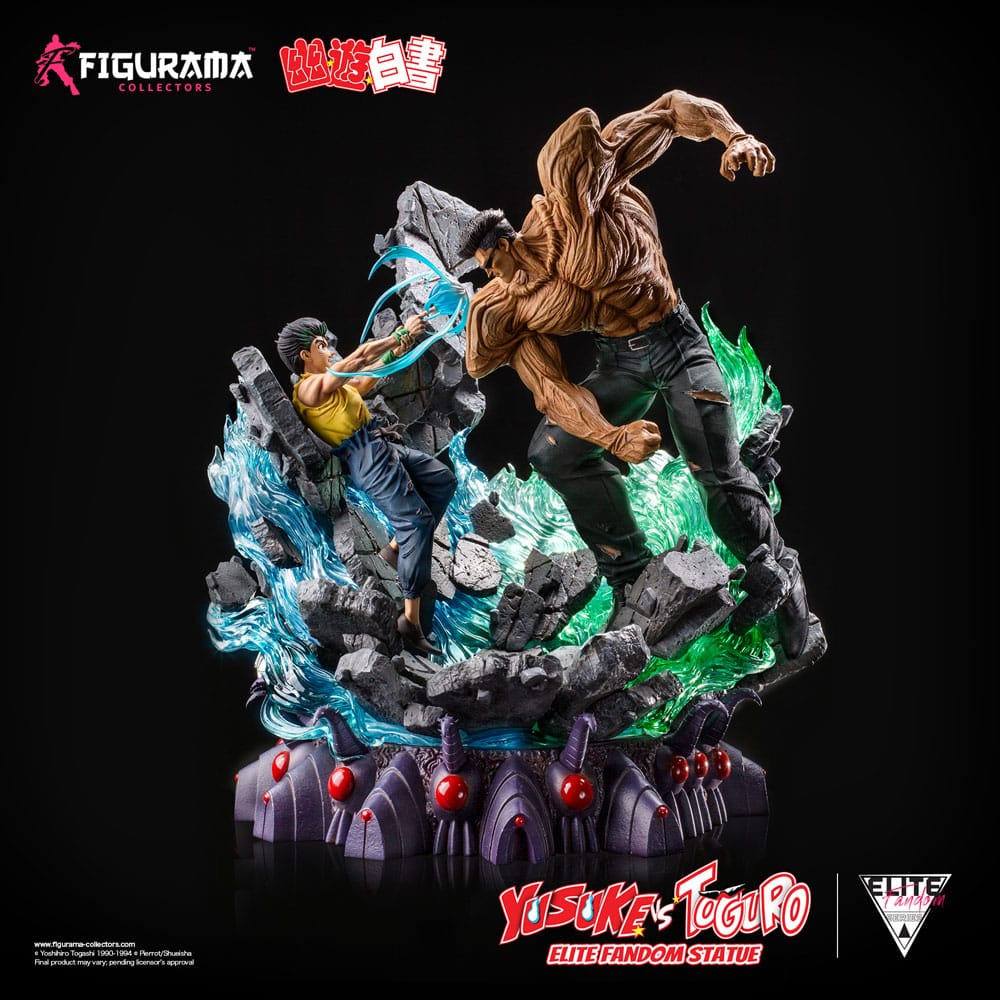 Yu Yu Hakusho Elite Estatua exclusiva 1/6 Yusuke vs Toguro 59 cm