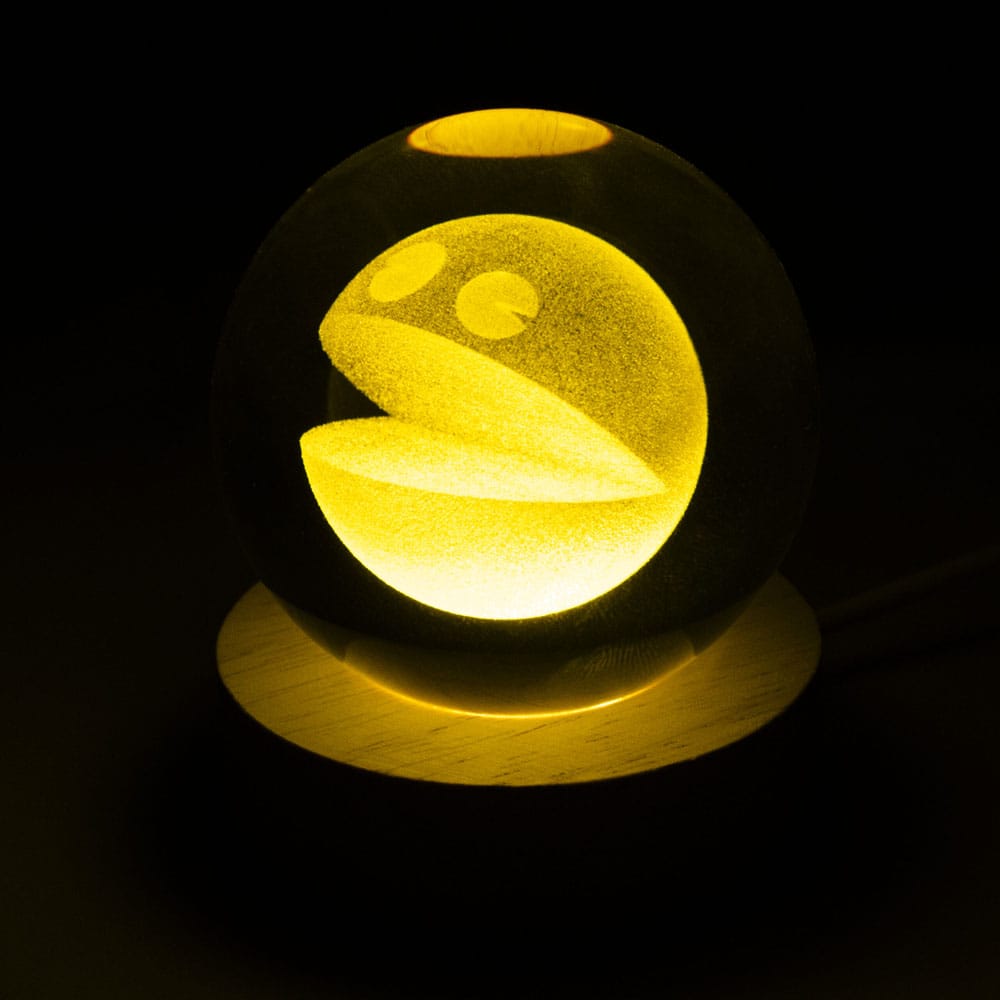Pac-Man Lampe Kristallkugel 8 cm