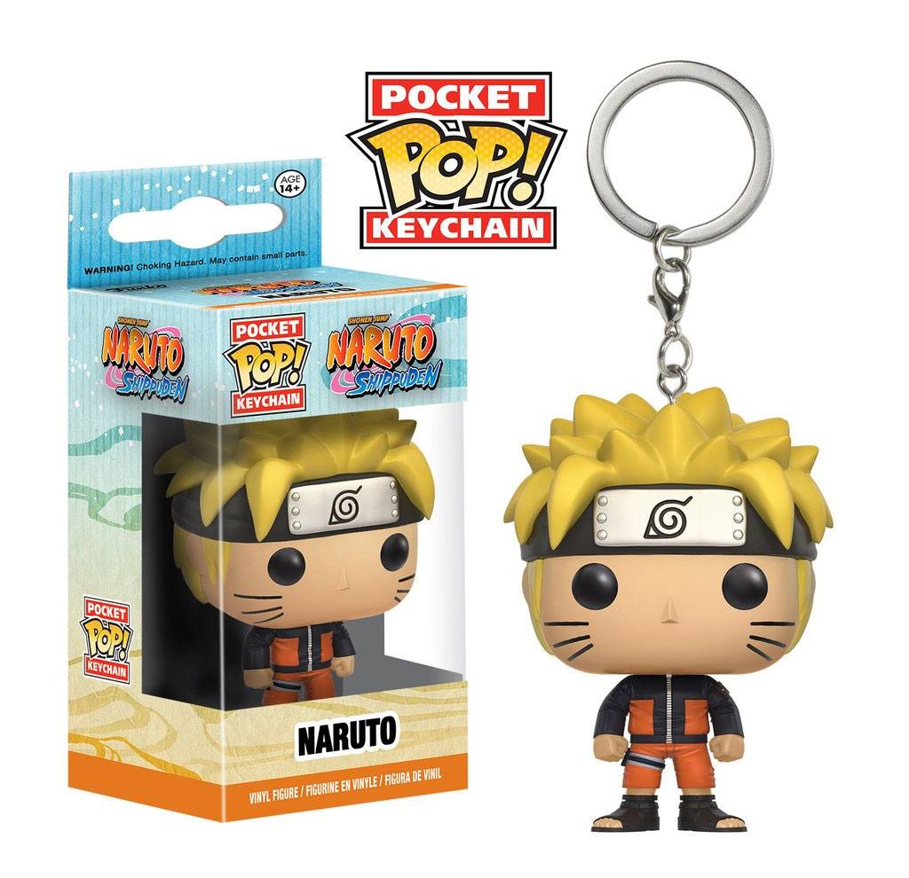 Naruto Shippuden Pocket Pop! Keychain en vinyle Naruto 4 cm