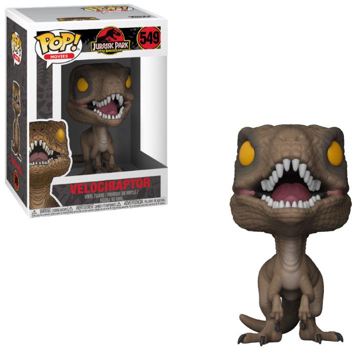 Jurassic Park Pop! Film Vinyl Figura velociraptor 9 cm