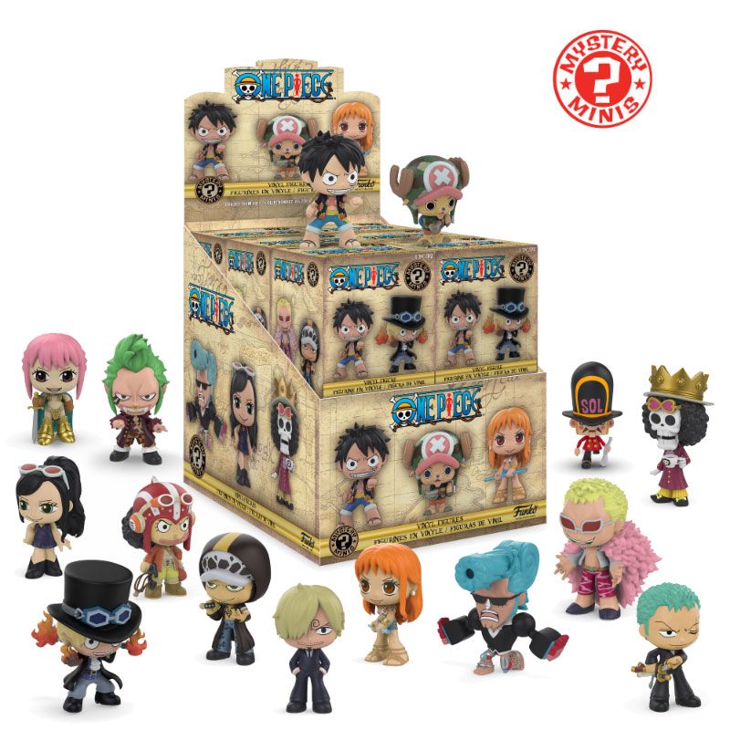 Één stuk mysterie mini -figuren 5 cm display (12)