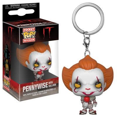 Stephen King's It 2017 Pop Pop! Vinilni privjes za ključeve Pennywise s balonom 4 cm